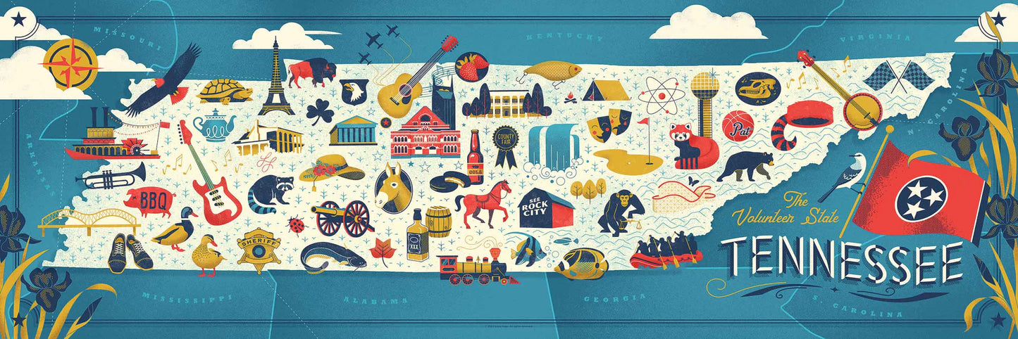 Tennessee Map Puzzle