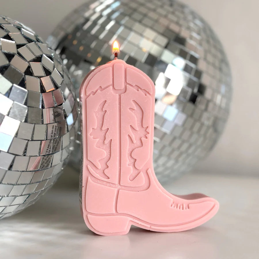 Cowboy Boot Shaped Candle