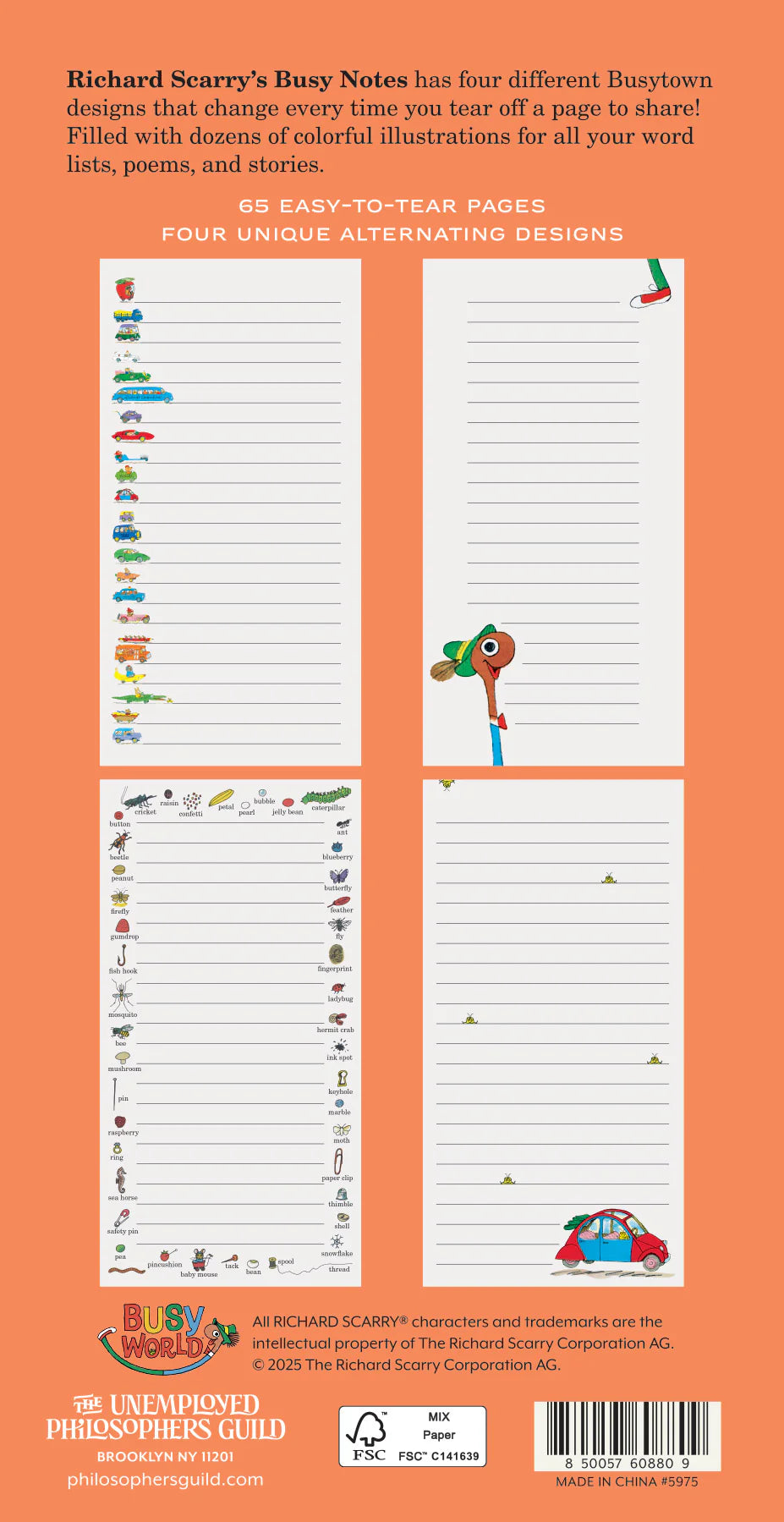 Richard Scarry's Busy Notepad