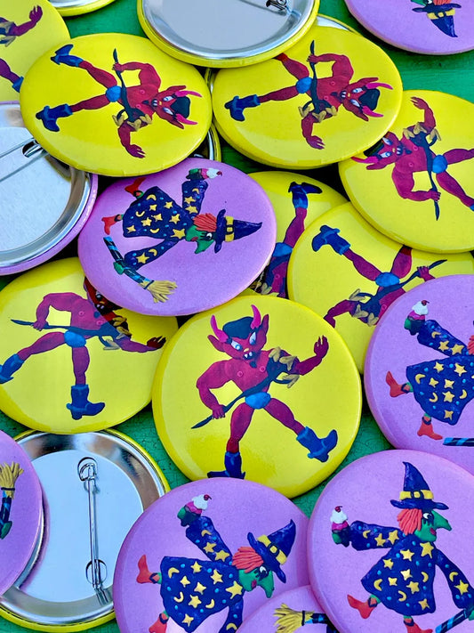 Ice Cream Witch Button