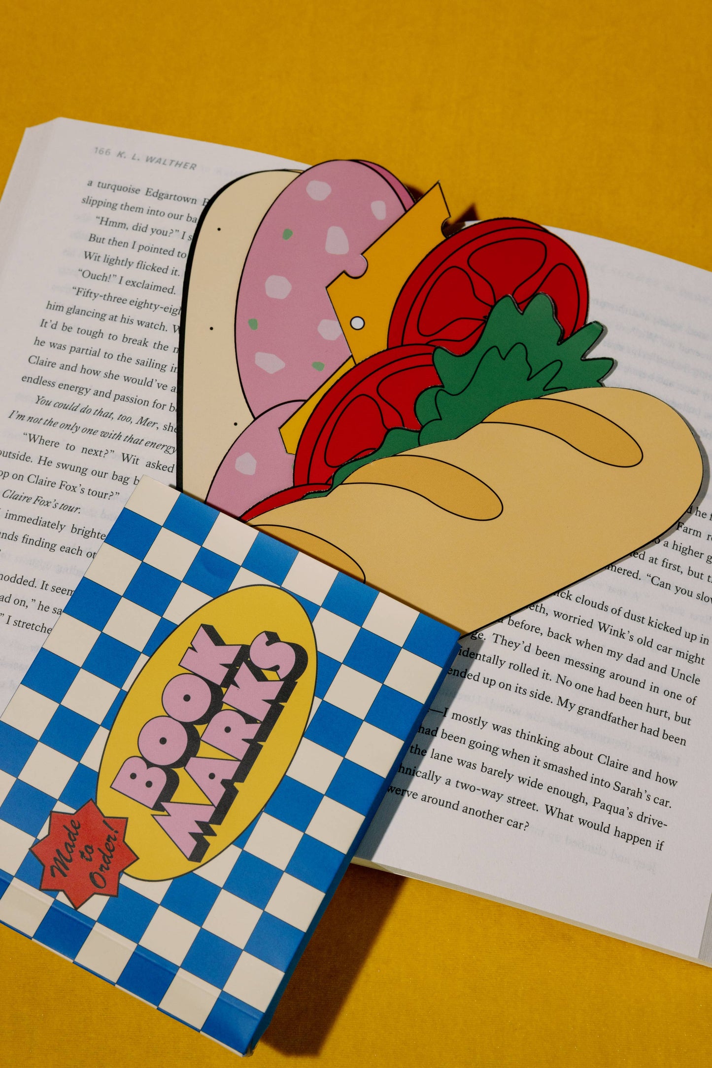 Sandwich Bookmark Set