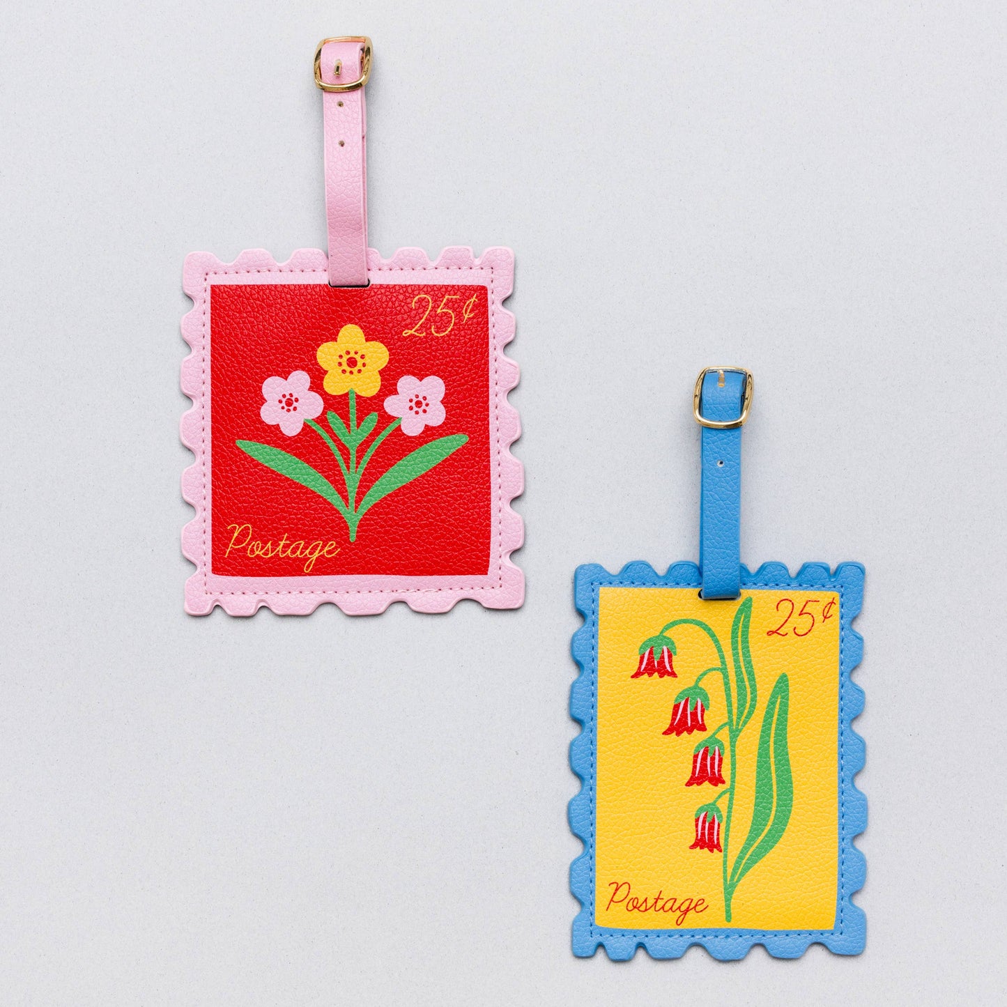 Stamps Novelty Luggage Tag Set