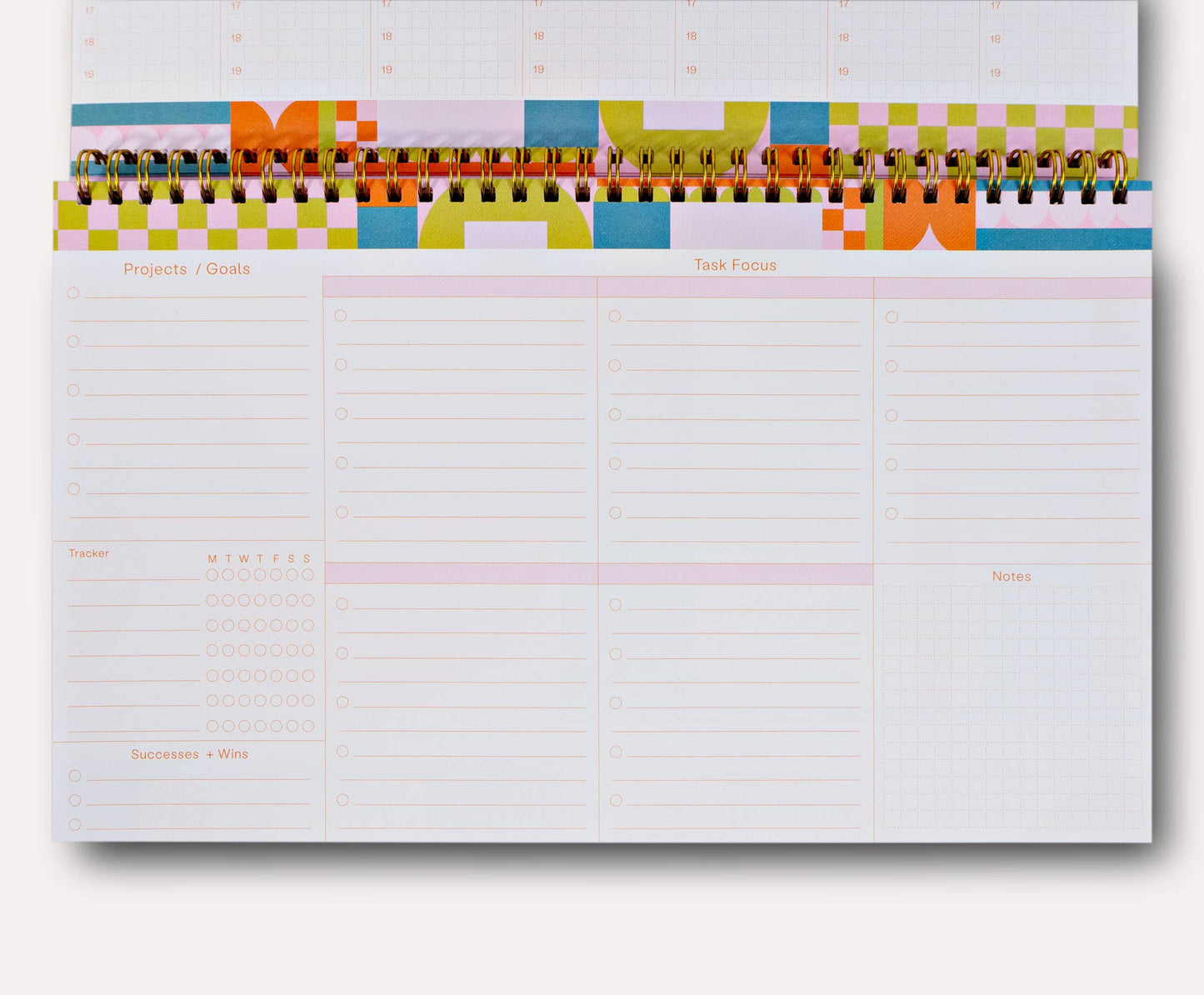 Ginger Weekly Organizer Book