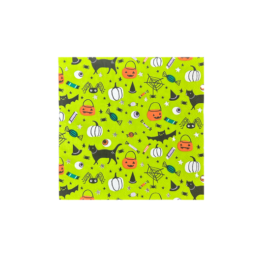 Green Hocus Pocus Large Napkins