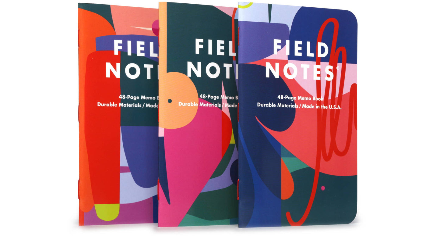 Field Notes Flora 3-pack Notebooks