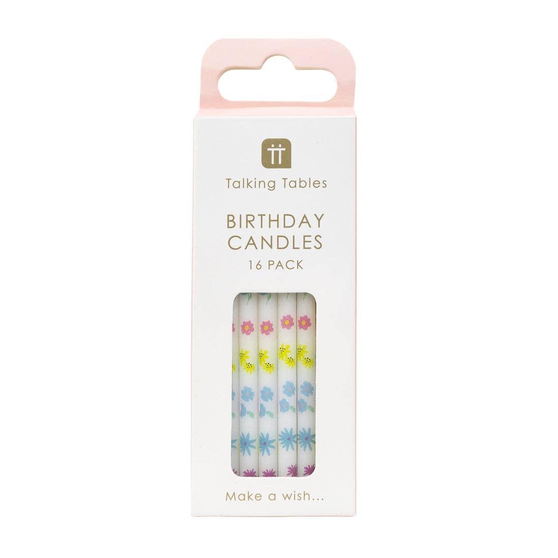 Pastel Floral Birthday Candles