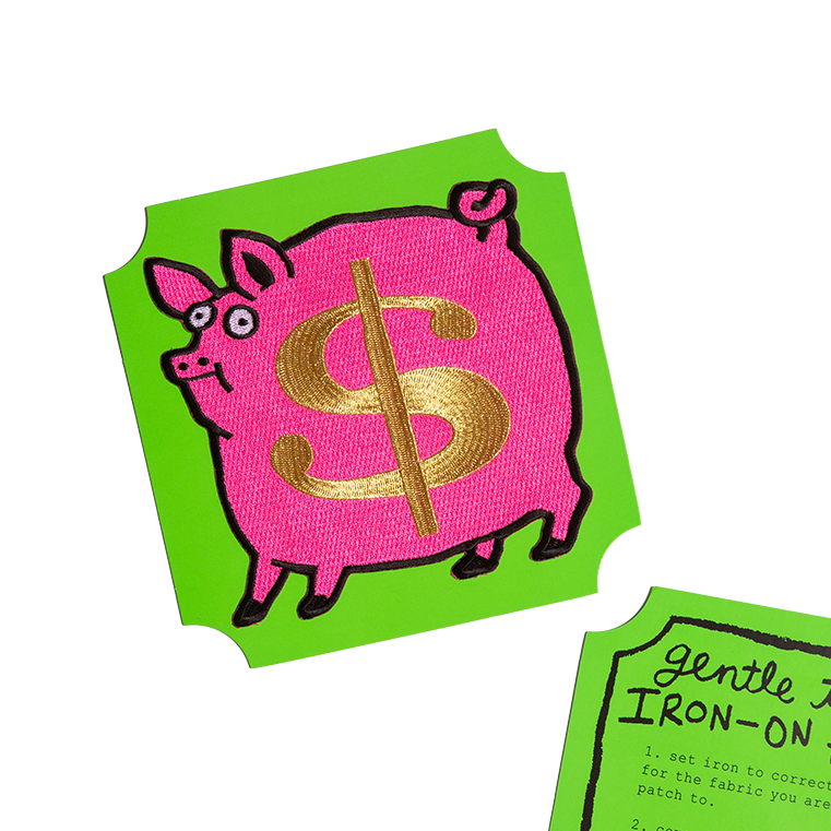 Piggy bank patch