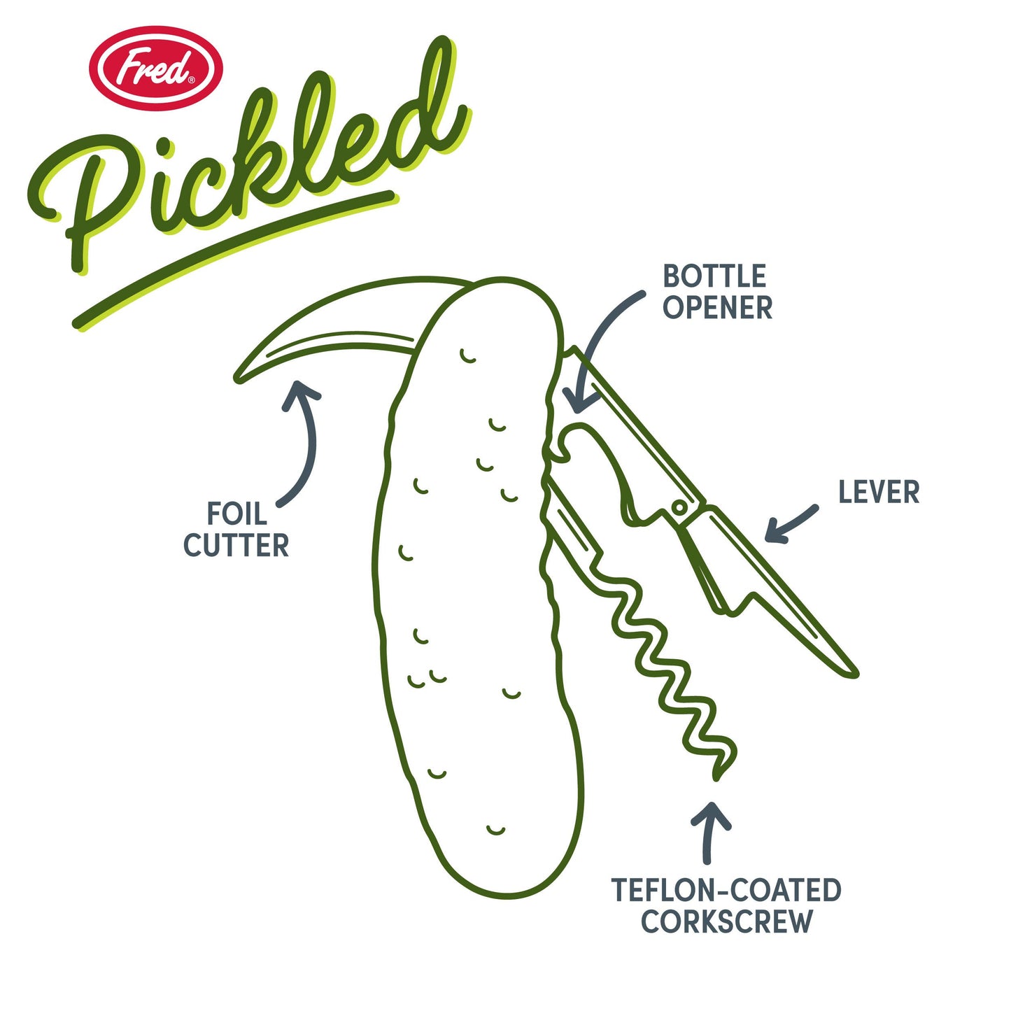 Pickle Corkscrew