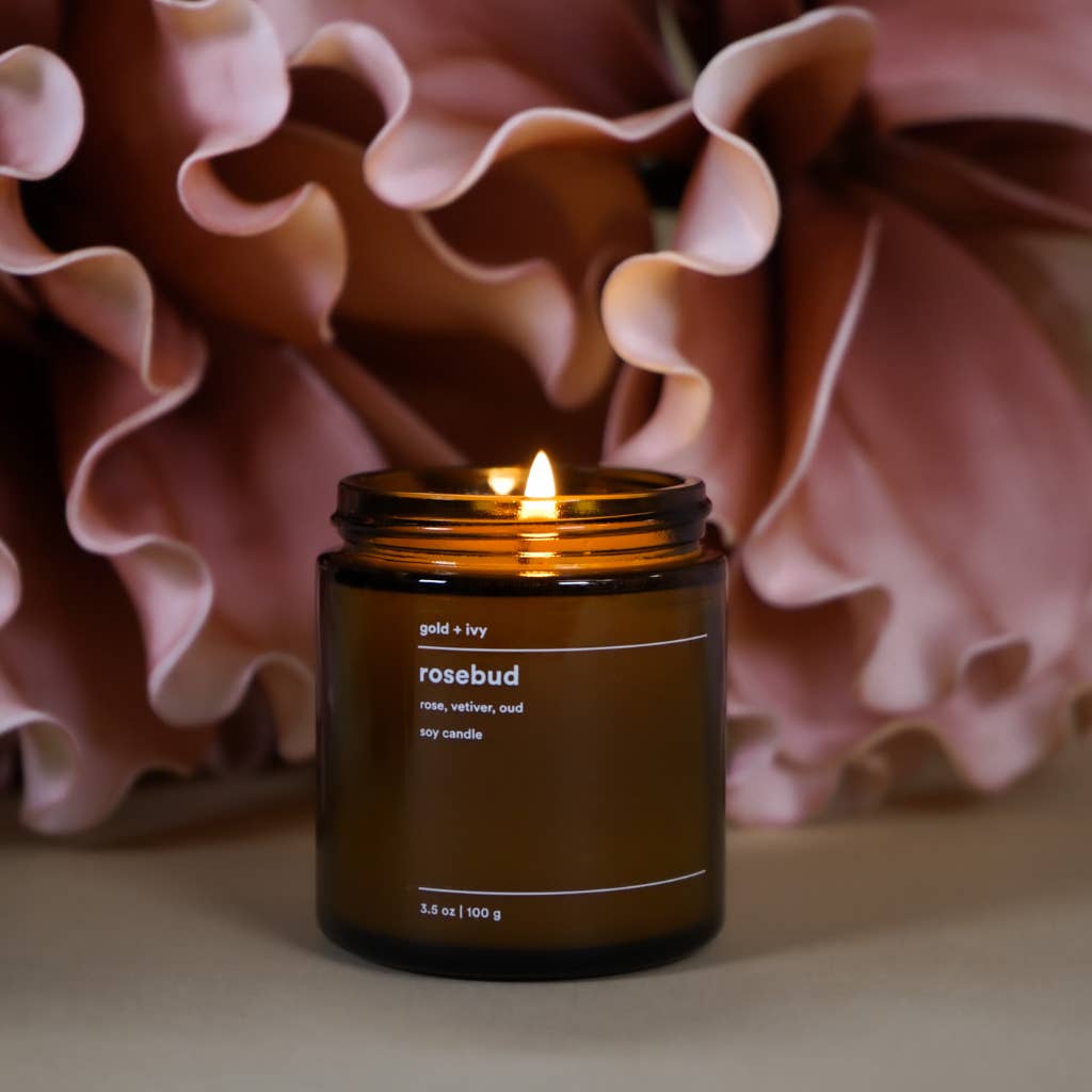 Rosebud Soy Candle