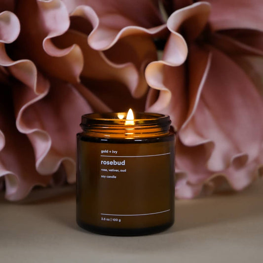 Rosebud Soy Candle