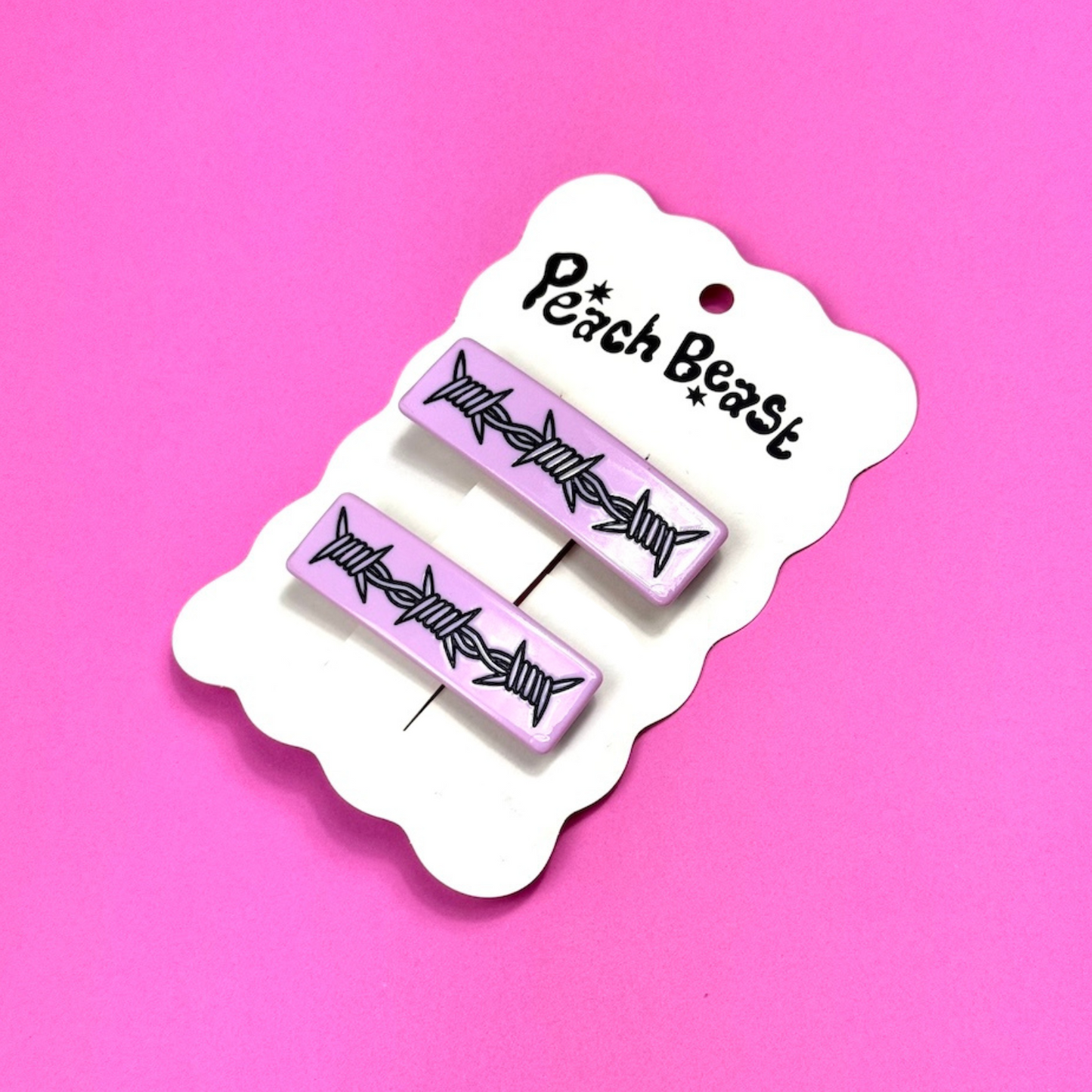 Barbed Wire Hair Clip Set
