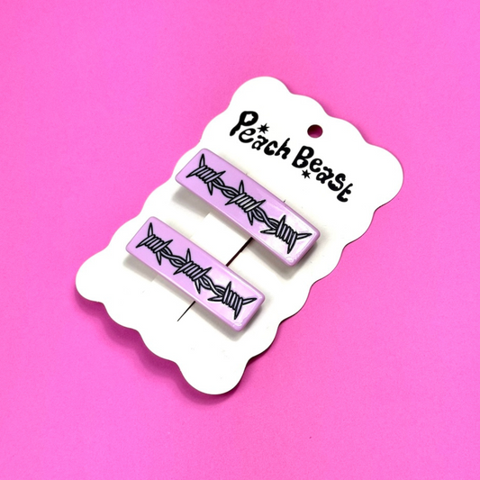 Barbed Wire Hair Clip Set