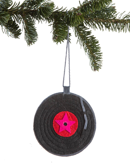 Vinyl Record Ornament