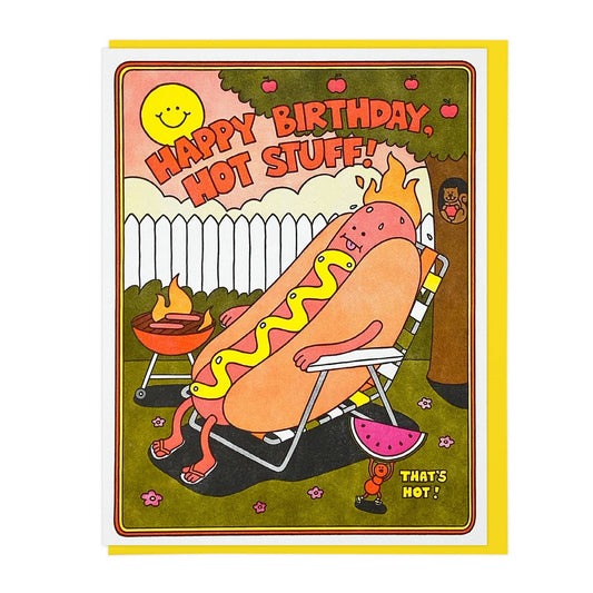 Hot Stuff Birthday card