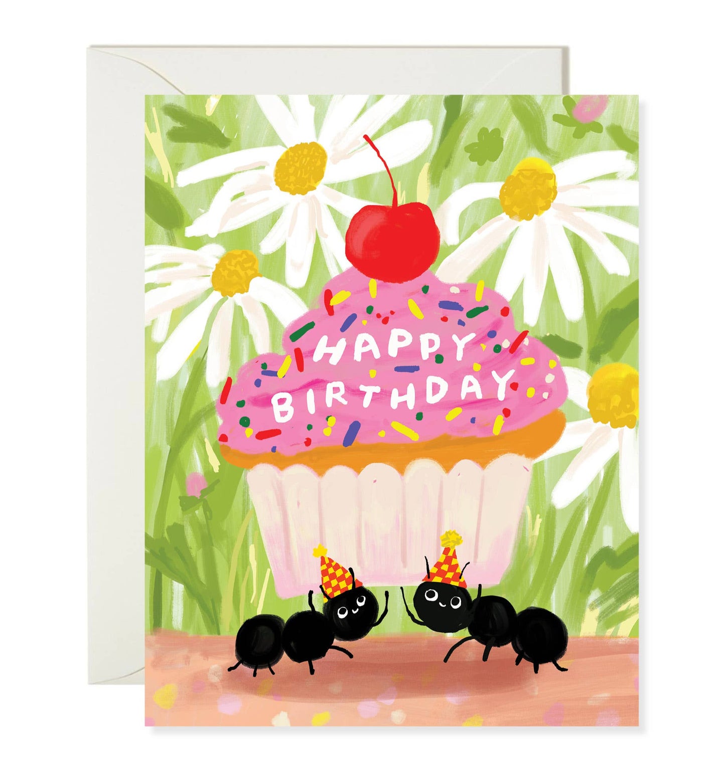 Ant Cupcake card