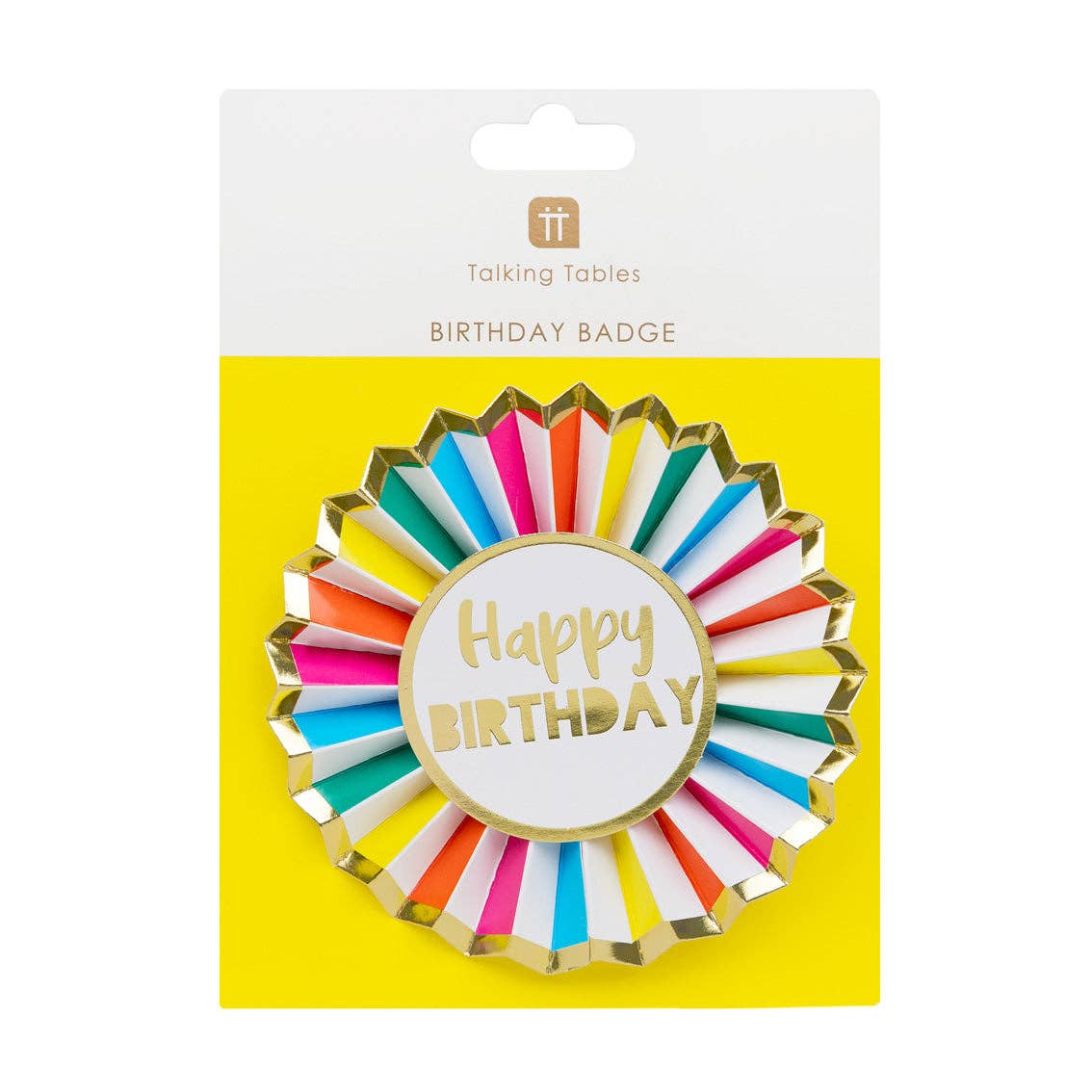 Rainbow Birthday Badge