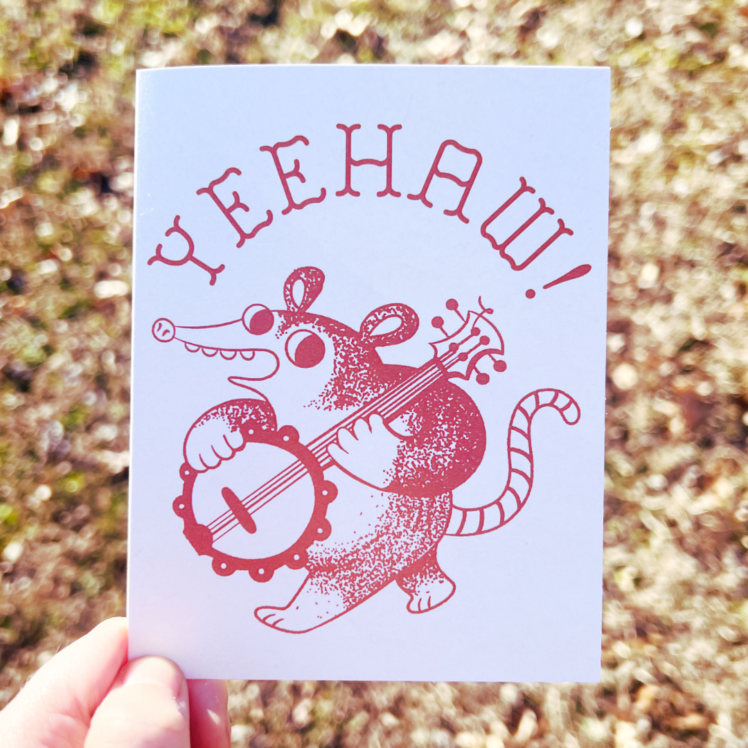 Banjo Possum card