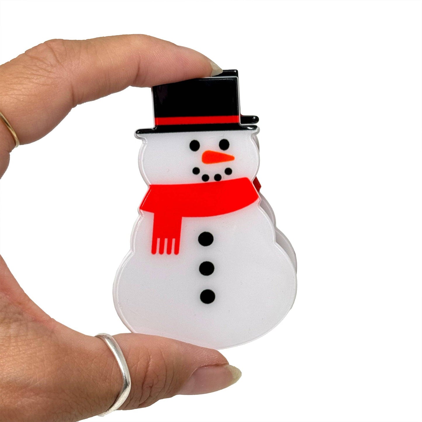 Frosty the Snowman Hair Claw