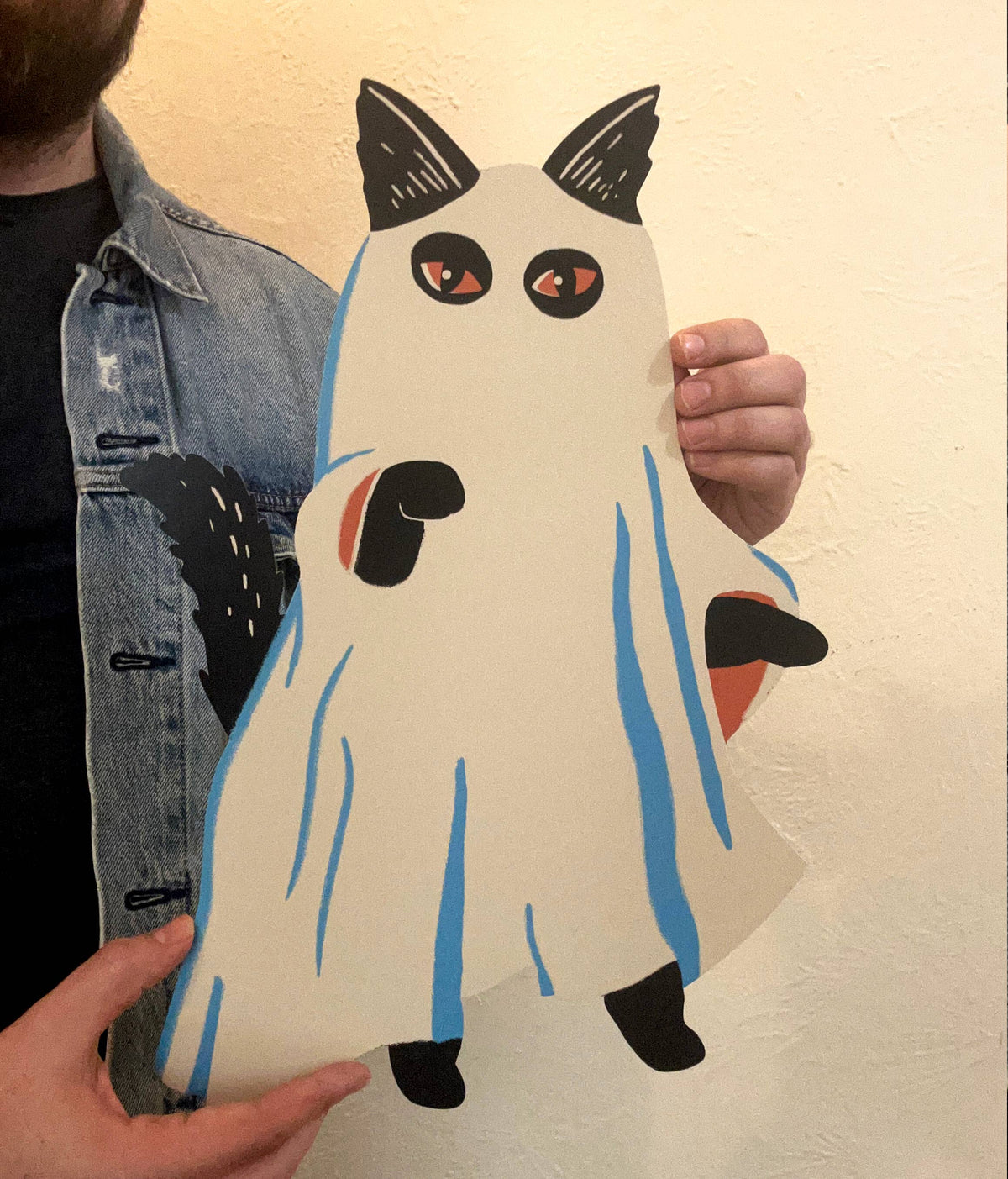 Spooky Cat Cutout Decorations Set