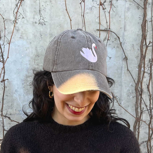 Pink Swan Hat
