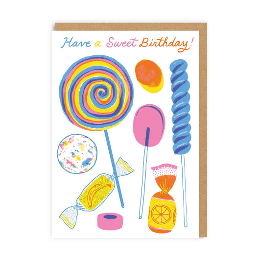 Sweet Birthday Candy card