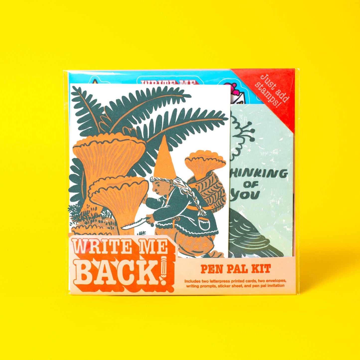 Mushroom + Crow Pen Pal Kit