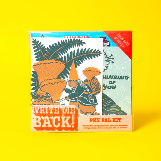 Mushroom + Crow Pen Pal Kit