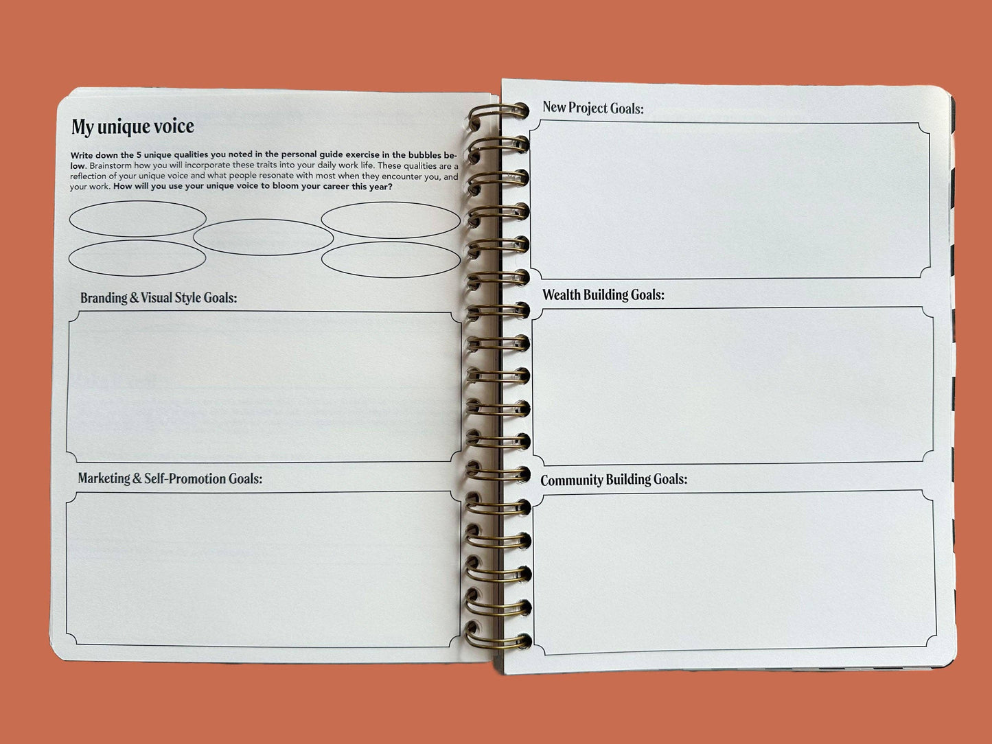 Flower Power Undated Planner