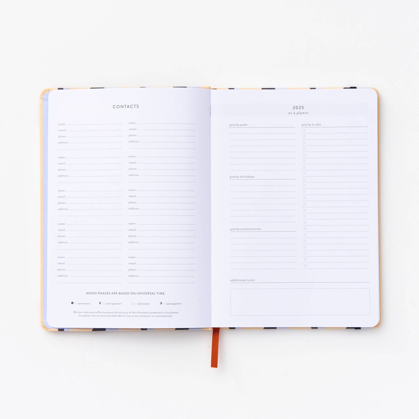 2025 Simplistic Lines Monthly Planner