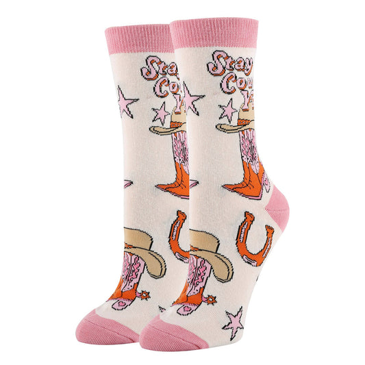 Giddy Up Crew Socks