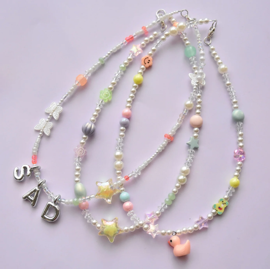 Beaded Charm Necklace