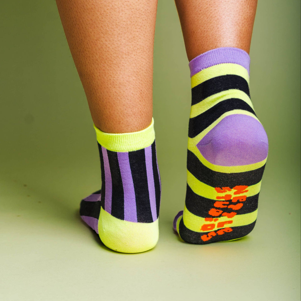 Halloween Witch Stripe Socks