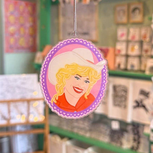 Dolly w/Frame Ornament