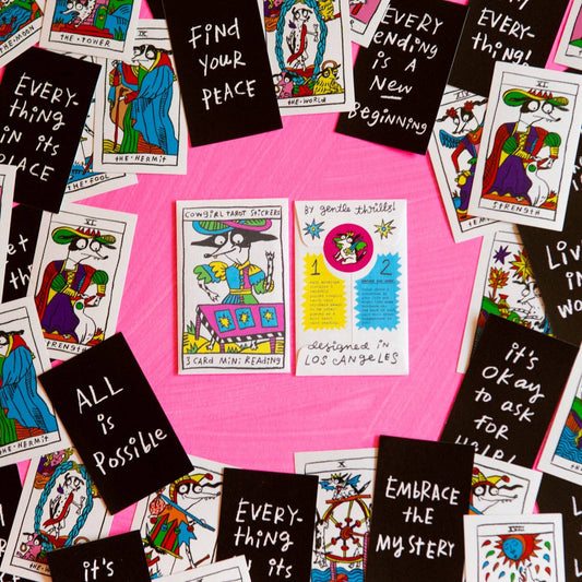 Cowgirl Tarot Sticker Pack