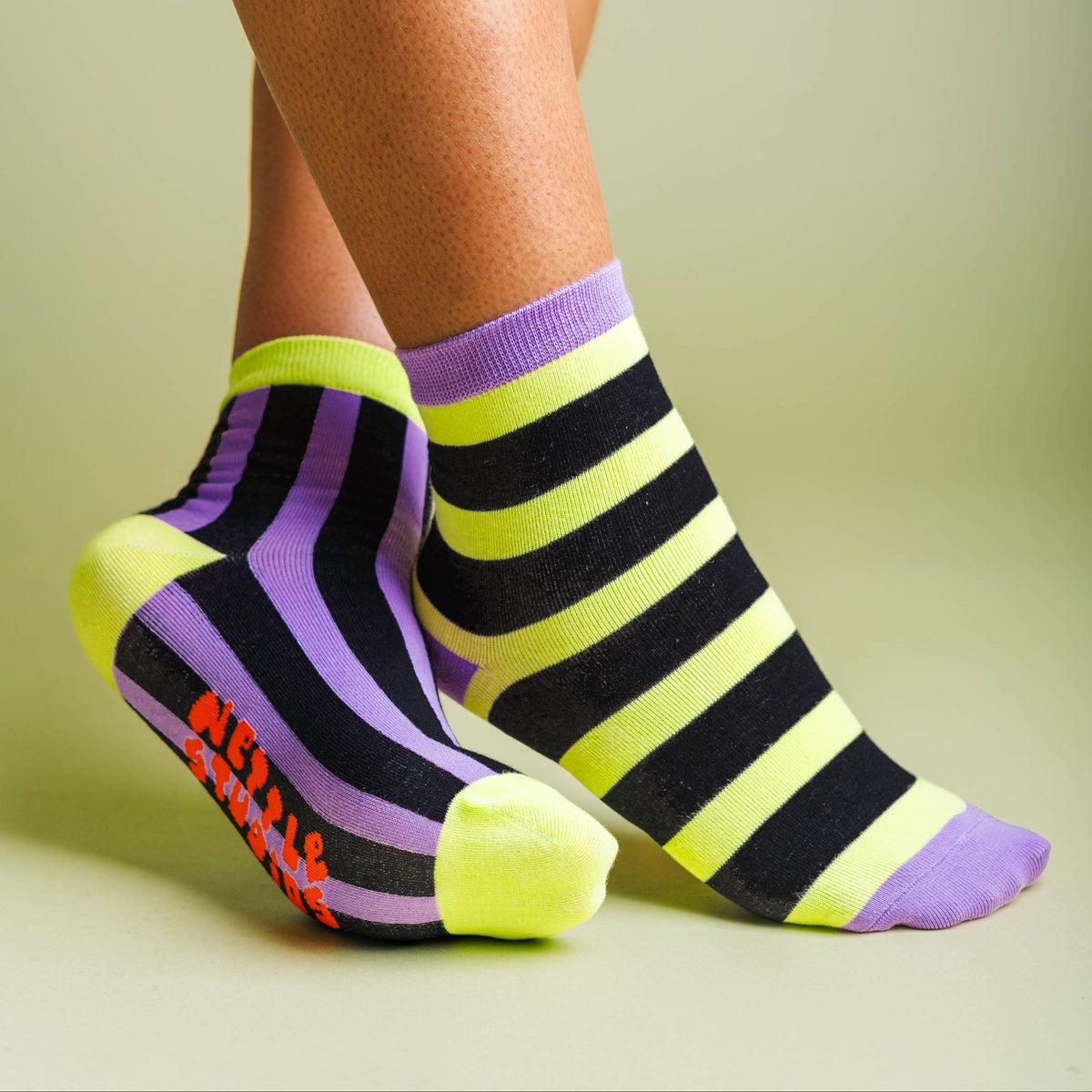 Halloween Witch Stripe Socks