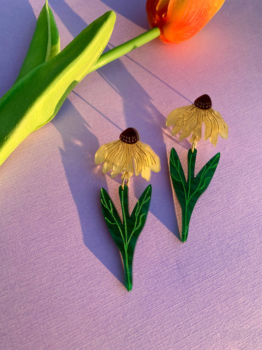 Black Eyed Susan Earrings