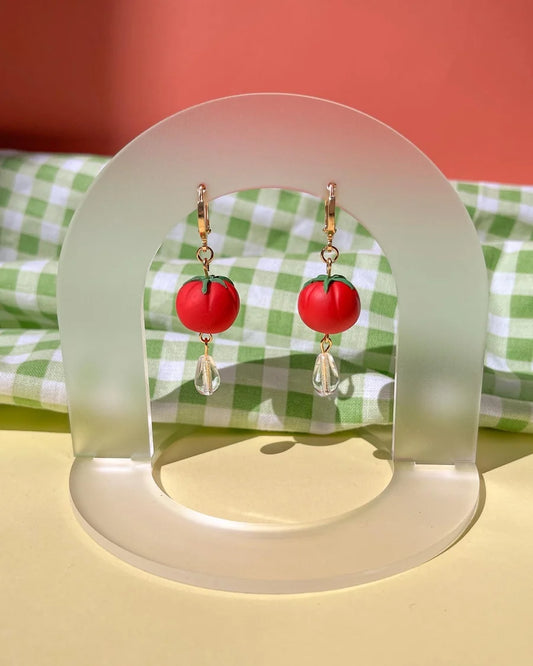 Tomato Earrings