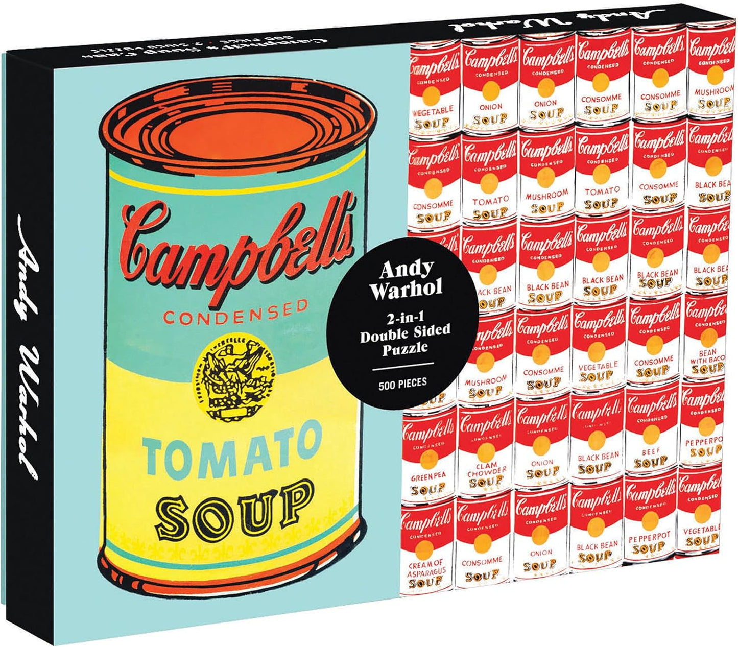 Andy Warhol Soup Can 2-Sided Puzzle