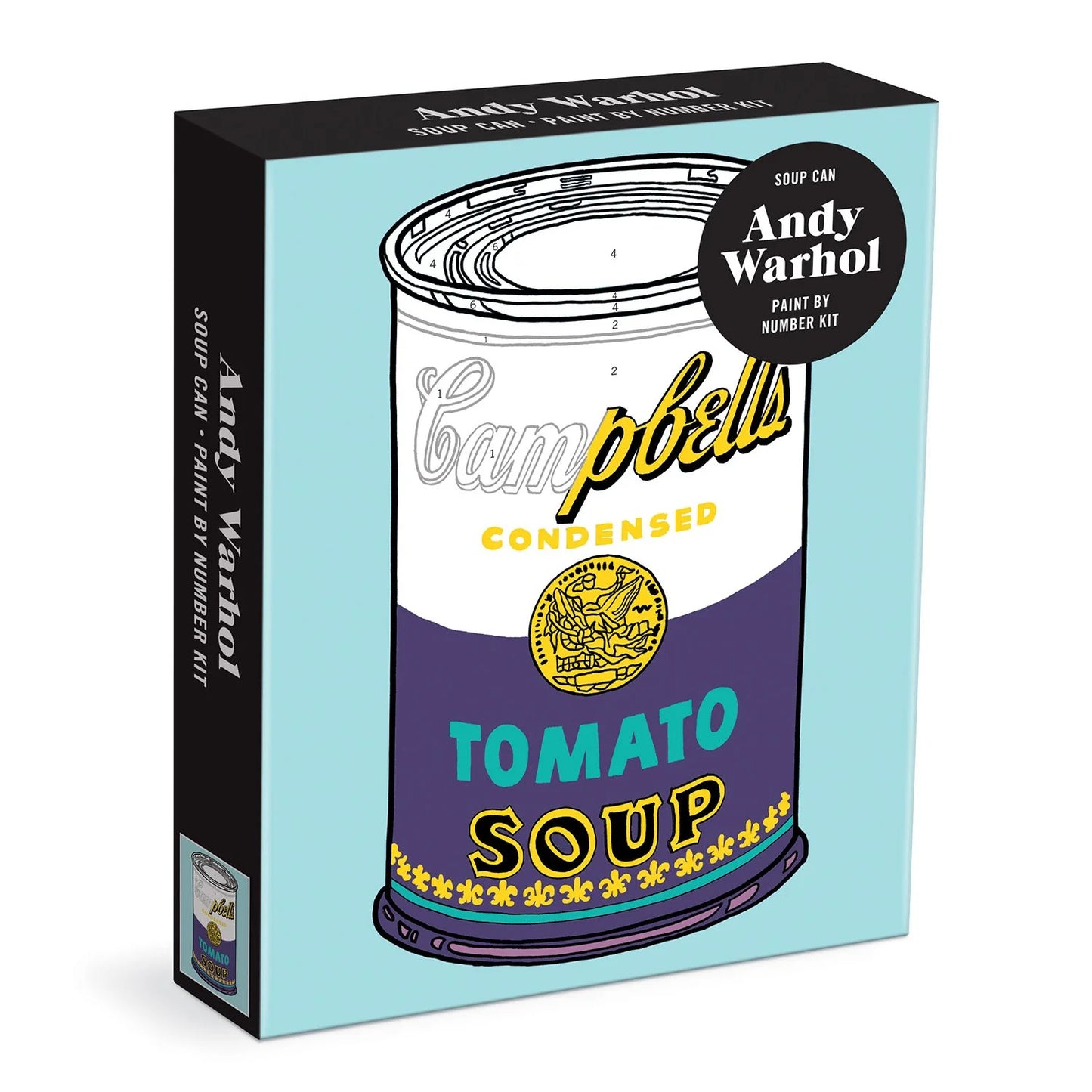 Andy Warhol Soup Can Paint by Numbers Kit