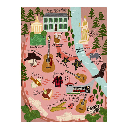 Nashville Map Notebook