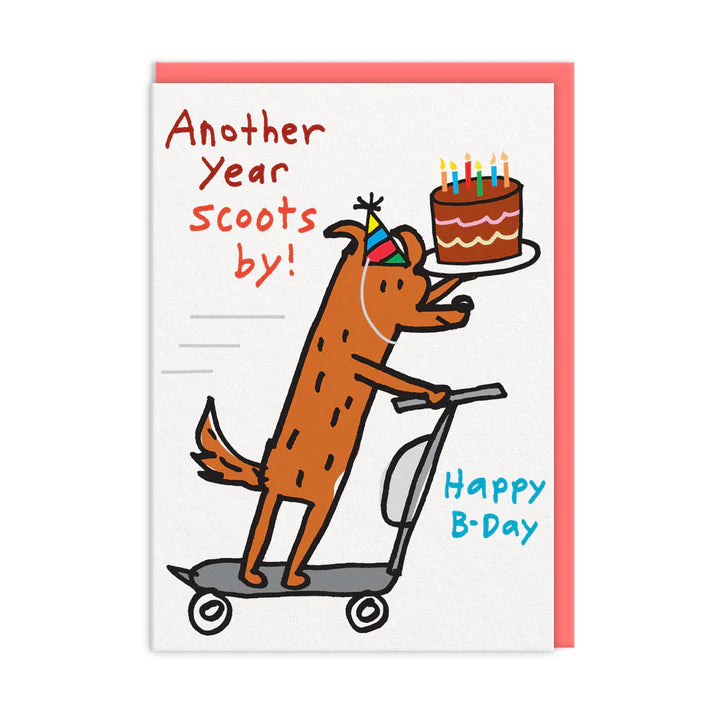 Another Year Scoots By card