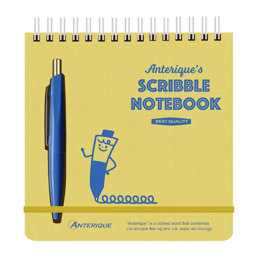 Mini Square Pen Scribble Notebook