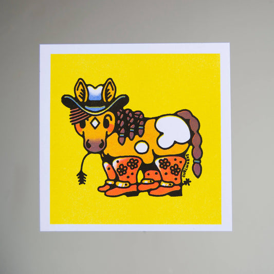 Horse in Boots print