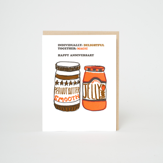 PB&J Anniversary Card