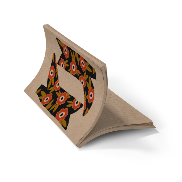 Bloomin Boots Kraft Notebook