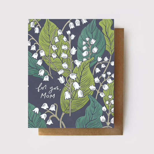 Lily of the Valley Mom card