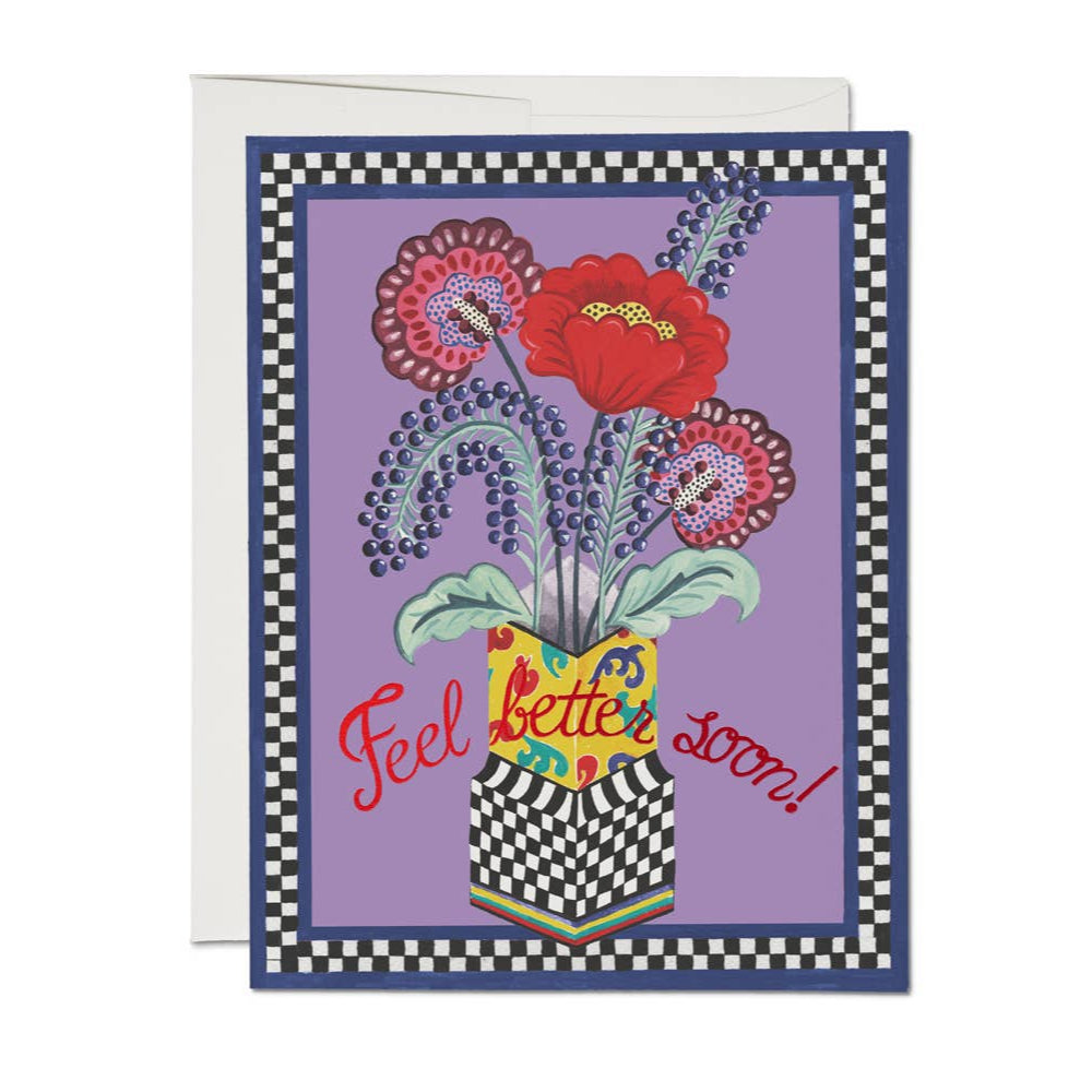 Feel Better Bouquet card