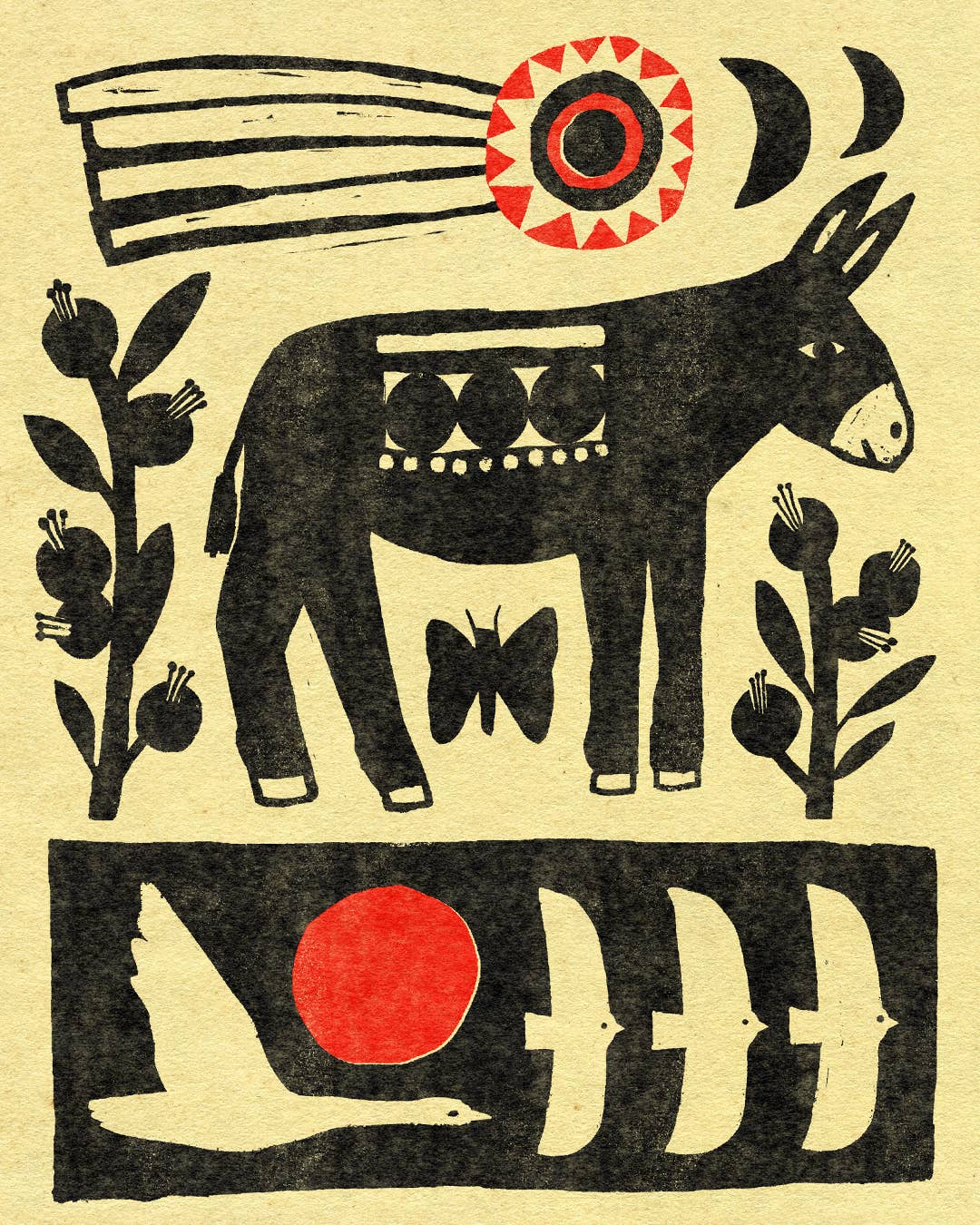 Donkey print
