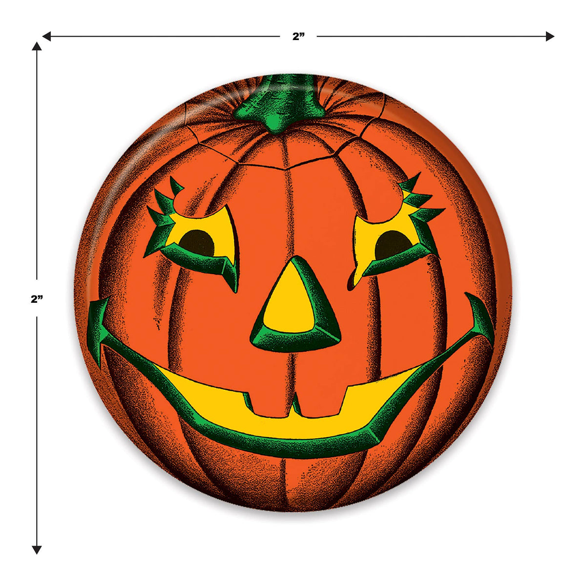 Halloween Jack O Lantern Button