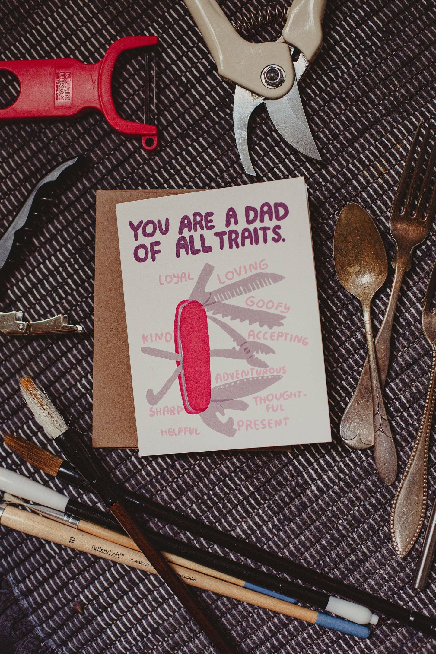 Dad of All Traits card - Father's Day card